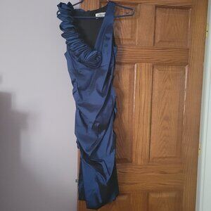 Betsy and Adam midi occasion dress